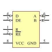 SN65HVD485EP Symbol - Texas Instruments