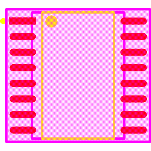 MX25L51245GMI-08G Footprint - Macronix