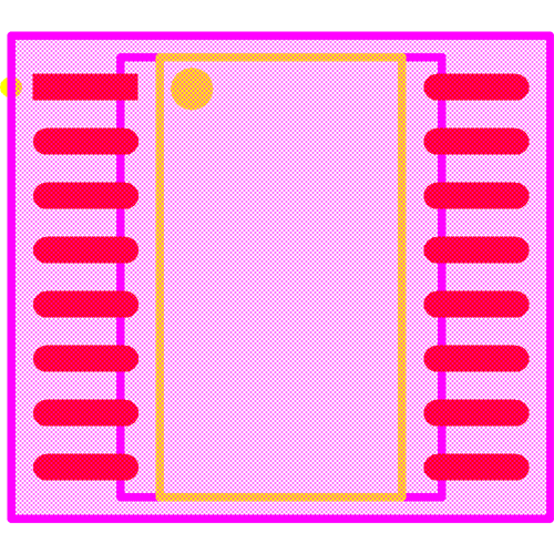MX25L51245GMI-08G Footprint - Macronix