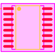 MX25L51245GMI-08G Footprint - Macronix