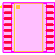 MX25L51245GMI-08G Footprint - Macronix