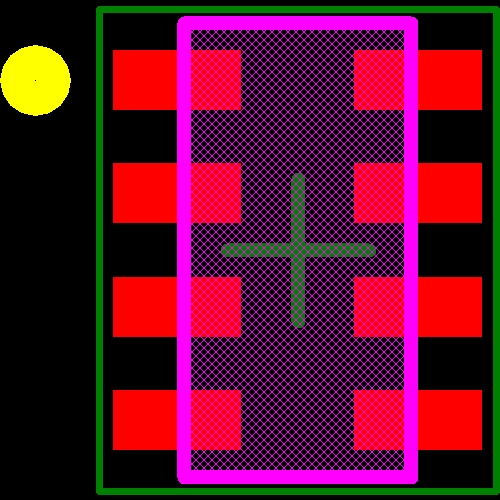 CAY16-102J4LF Footprint - Bourns