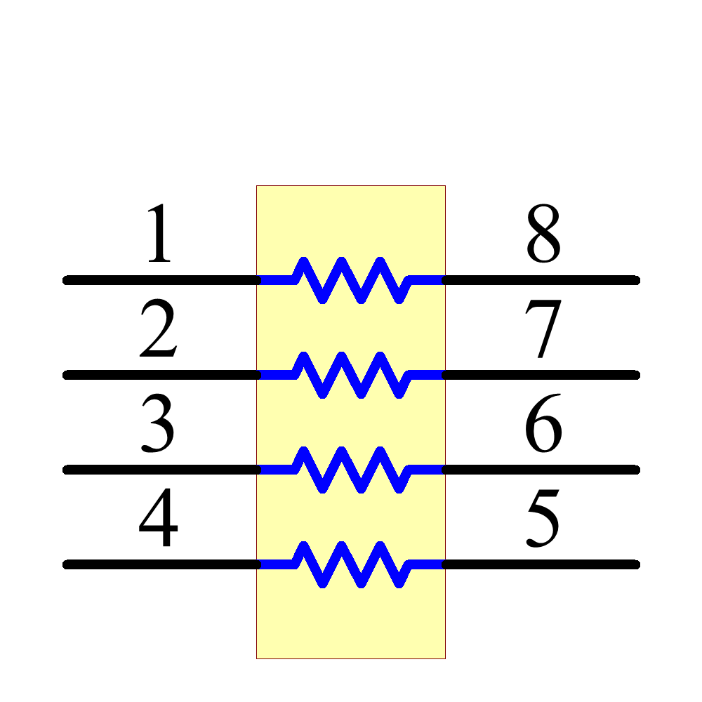 CAY16-102J4LF Symbol - Bourns