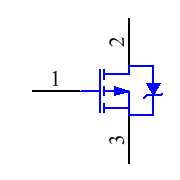 NTD20P06L-1G Symbol - onsemi