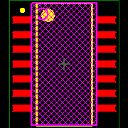 SN74AC74NSR Footprint - Texas Instruments