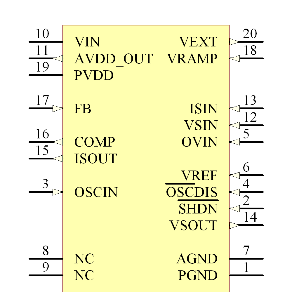 MCP1631VHVT-500E/SS Symbol - Microchip