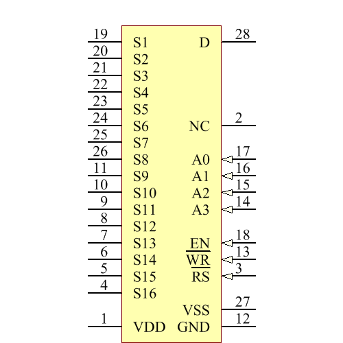ADG426BNZ Symbol - Analog Devices
