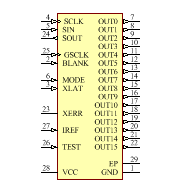 TLC5941PWPR Symbol - Texas Instruments