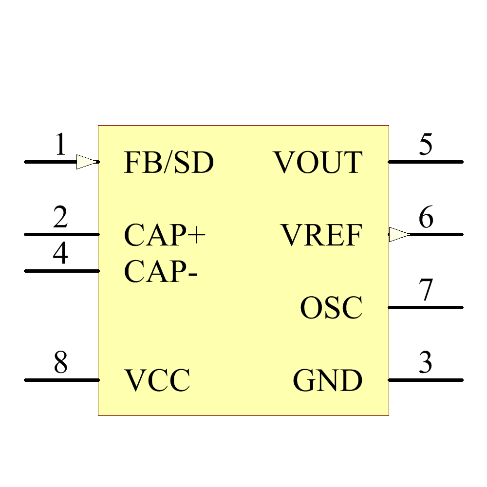LT1054CP Symbol - Texas Instruments