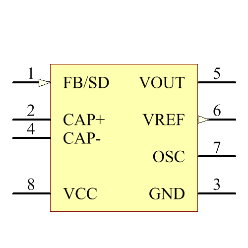 LT1054CP Symbol - Texas Instruments