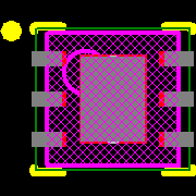 LM2831XSDX/NOPB Footprint - Texas Instruments