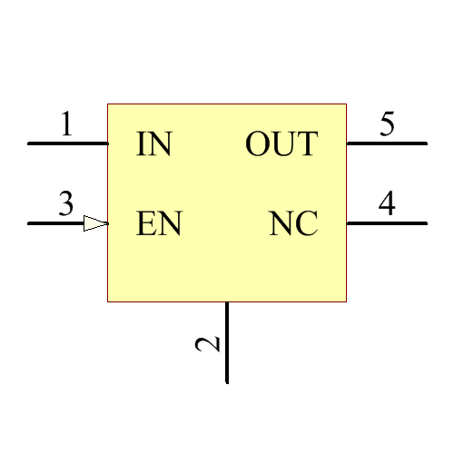 TPS76150DBVR Symbol - Texas Instruments