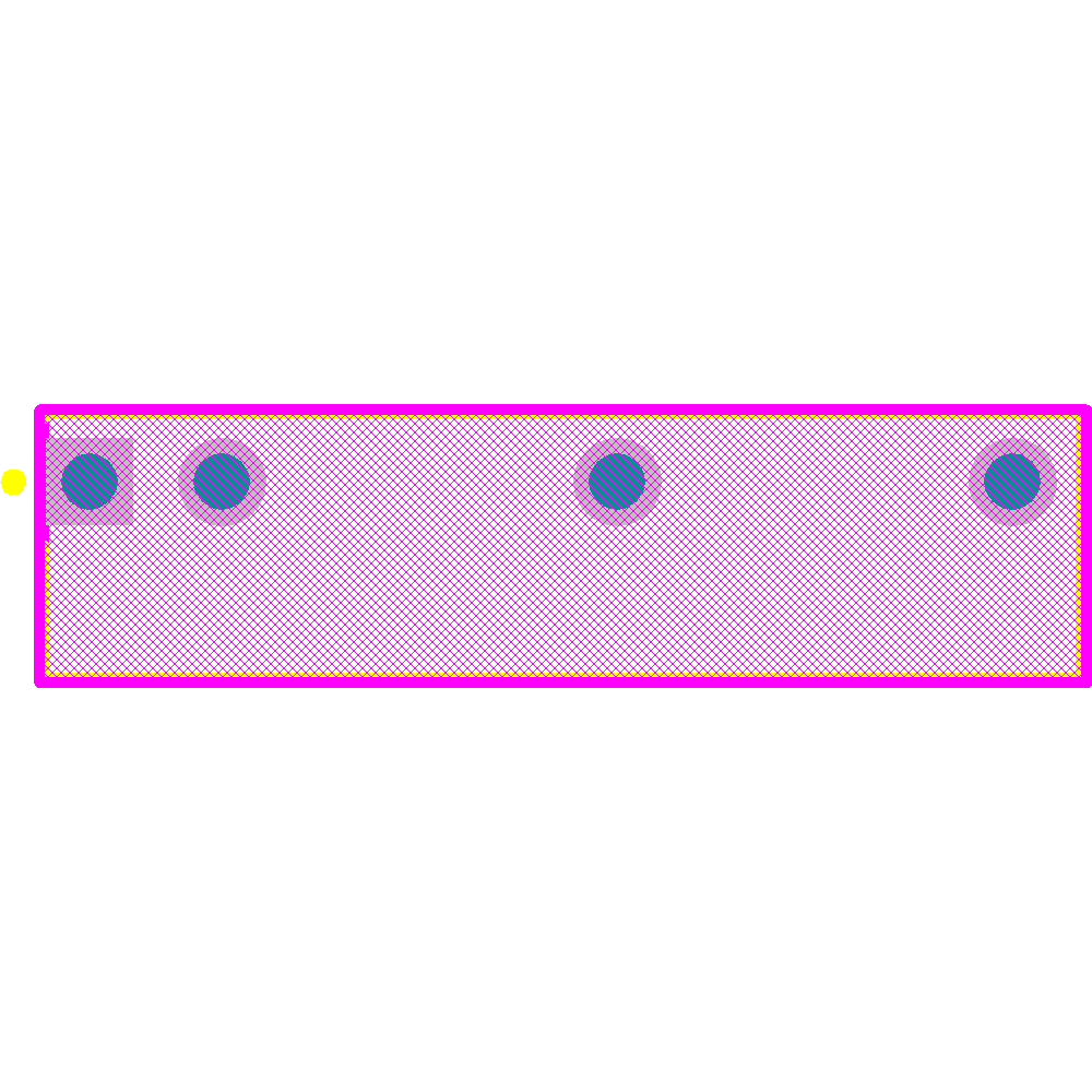G6DN-1A DC24 Footprint - Omron