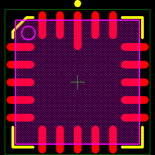 5962-8670408VXA Footprint - Texas Instruments