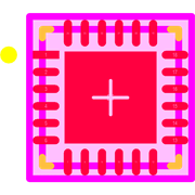 CP2104-F03-GMR Footprint - Silicon Lab