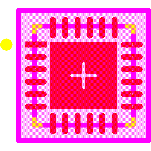CP2104-F03-GMR Footprint - Silicon Lab