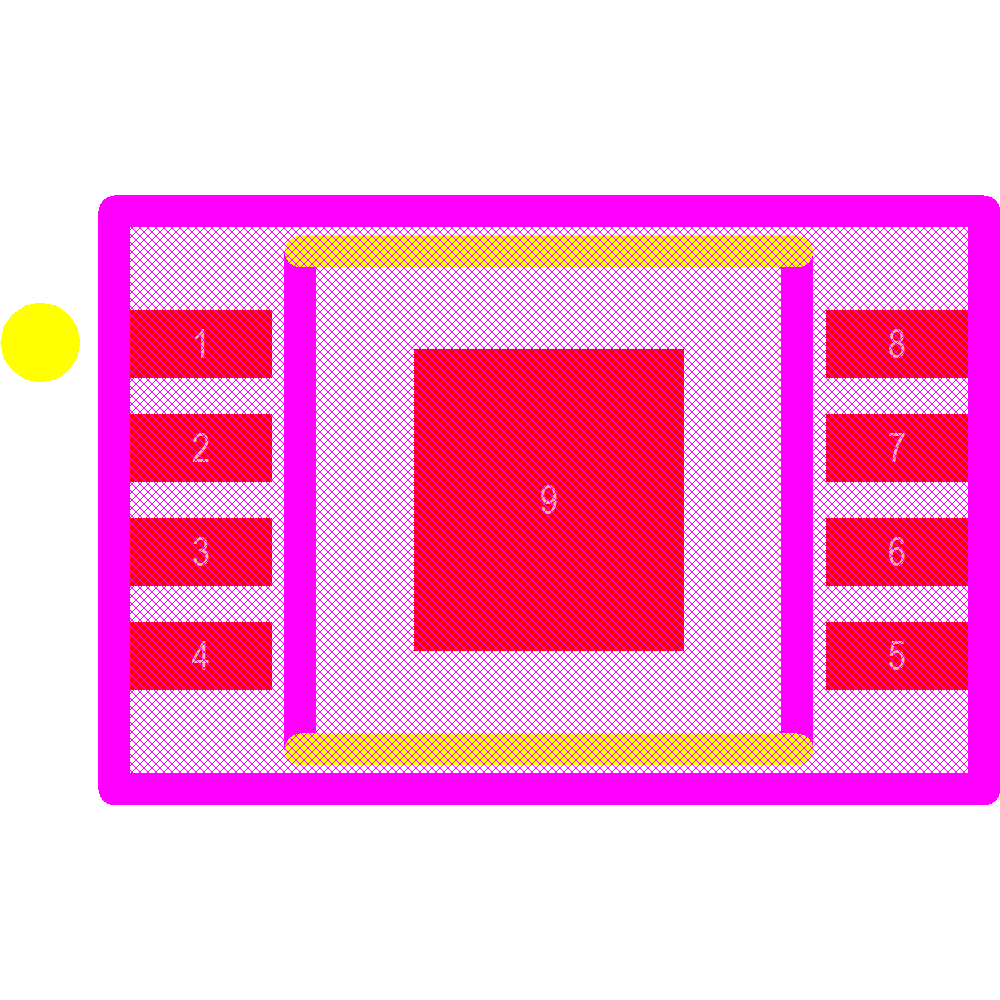 LT5400AHMS8E-4#PBF Footprint - Analog Devices