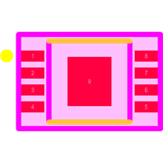 LT5400AHMS8E-4#PBF Footprint - Analog Devices