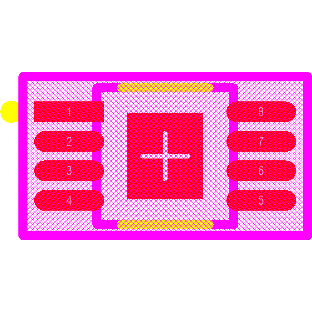 LT5400AHMS8E-4#PBF Footprint - Analog Devices