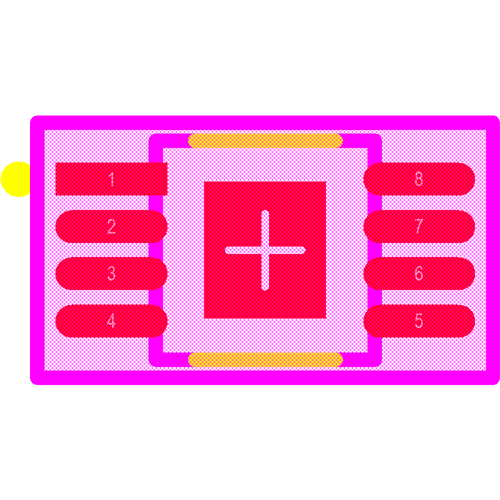 LT5400AHMS8E-4#PBF Footprint - Analog Devices