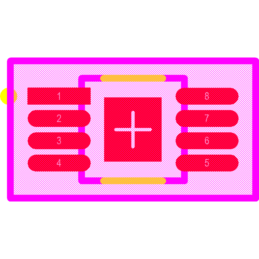 LT5400AHMS8E-4#PBF Footprint - Analog Devices