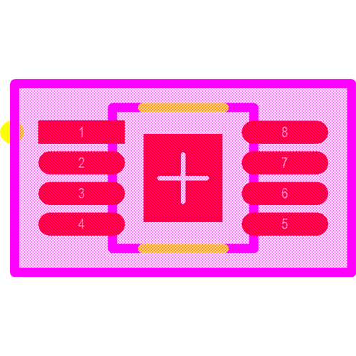 LT5400AHMS8E-4#PBF Footprint - Analog Devices