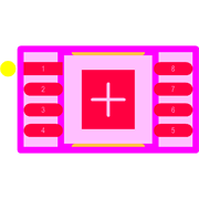 LT5400AHMS8E-4#PBF Footprint - Analog Devices