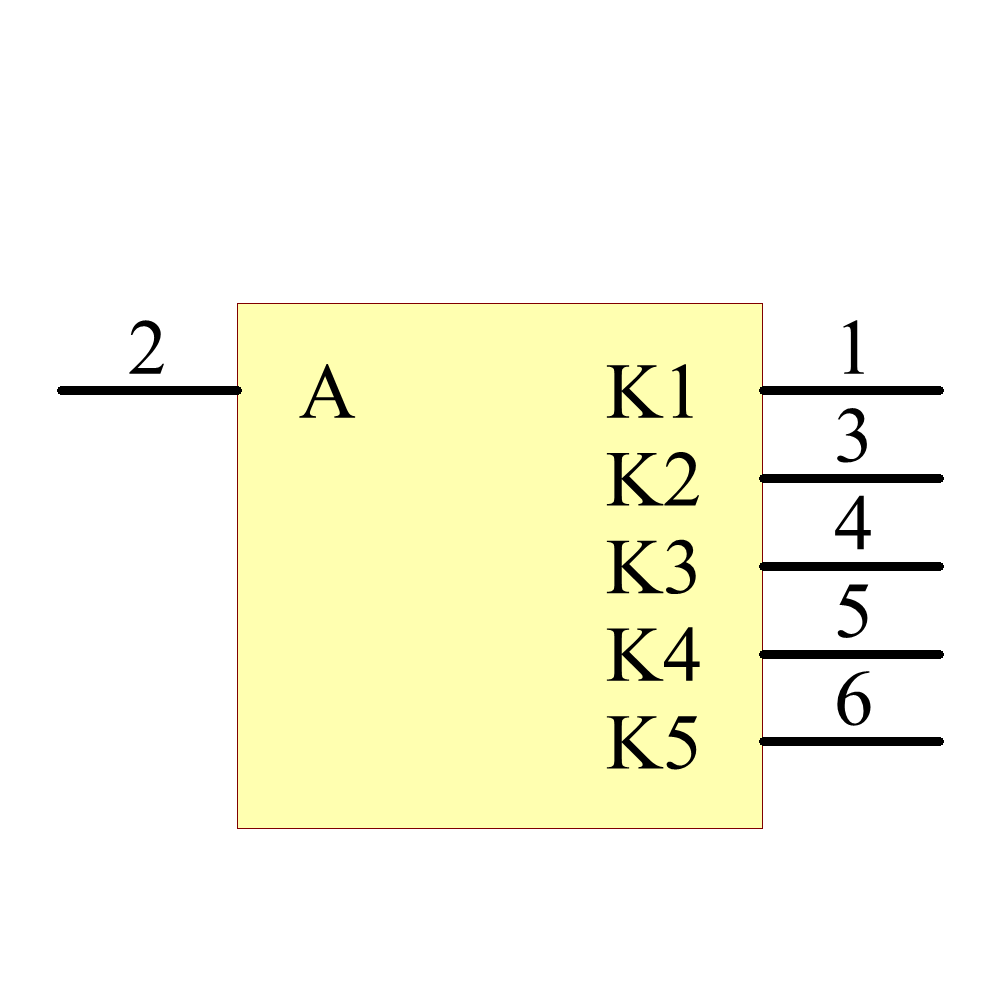 NUP5120X6T1G Symbol - onsemi
