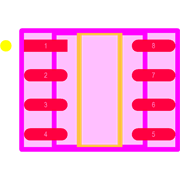 MAX490ESA+ Footprint - Analog Devices