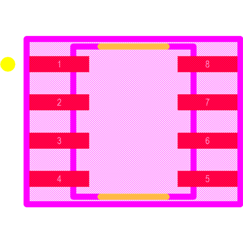 MAX490ESA+ Footprint - Analog Devices