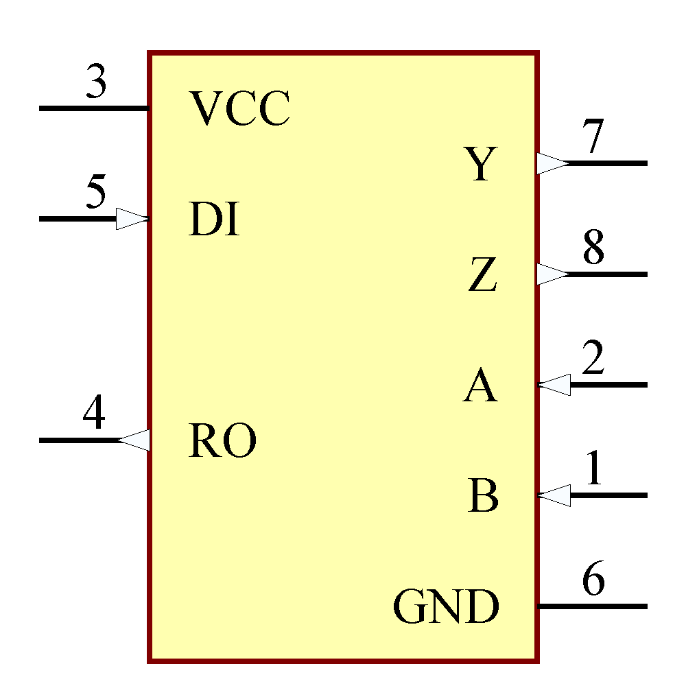 MAX490ESA+ Symbol - Analog Devices