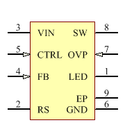 TPS61043DRBTG4 Symbol - Texas Instruments