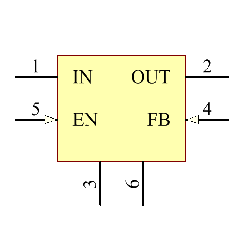 TPS73601DCQ Symbol - Texas Instruments