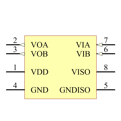 ADUM5242ARZ-RL7 Symbol - Analog Devices