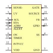LTC4215CGN#PBF Symbol - Analog Devices