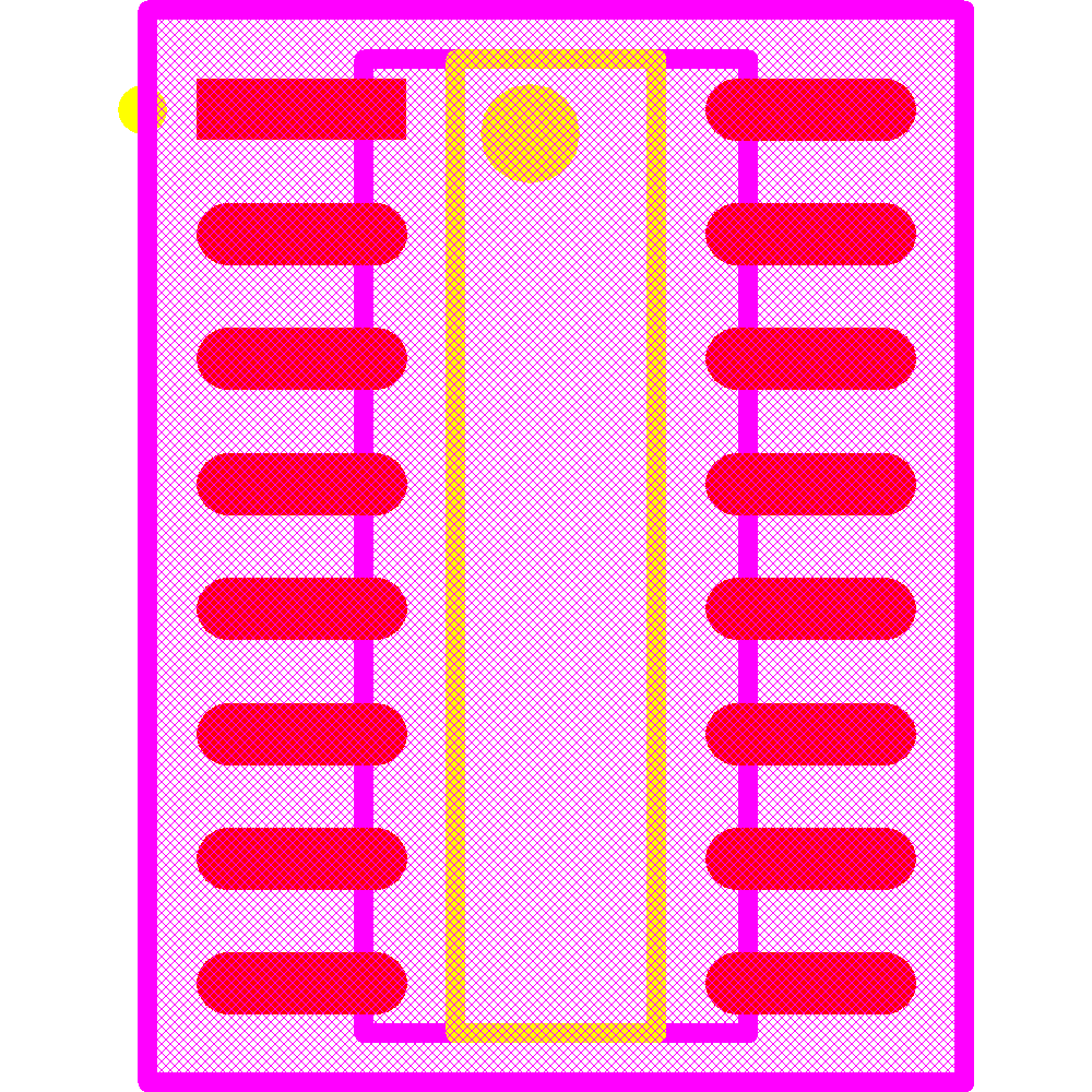DG408DY-T1-E3 Footprint - Vishay