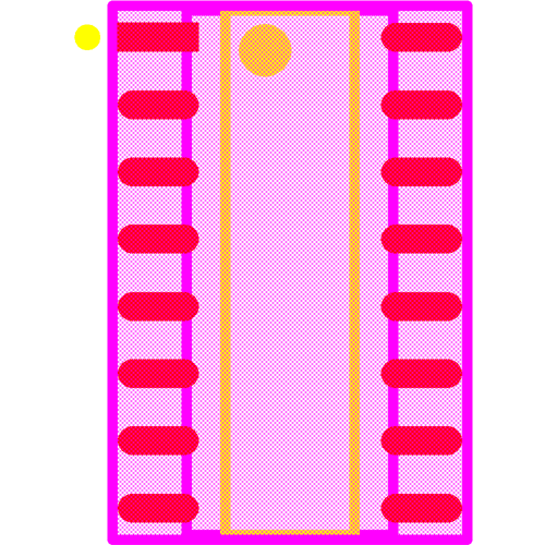 DG408DY-T1-E3 Footprint - Vishay