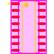 DG408DY-T1-E3 Footprint - Vishay