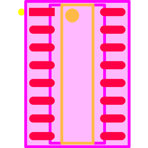 DG408DY-T1-E3 Footprint - Vishay