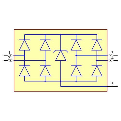 TPD4E110DPWR Symbol - Texas Instruments