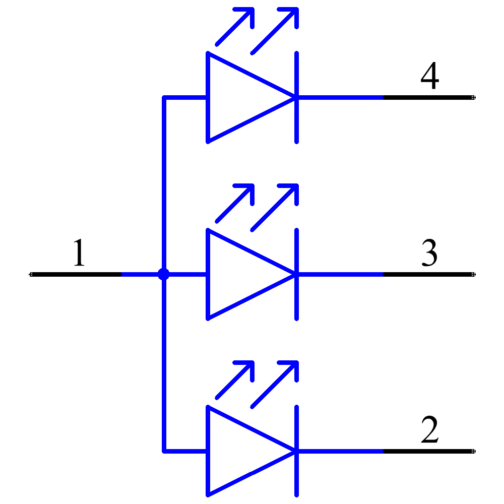 APTF1616SEEZGQBDC Symbol - Kingbright