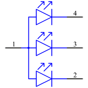 APTF1616SEEZGQBDC Symbol - Kingbright