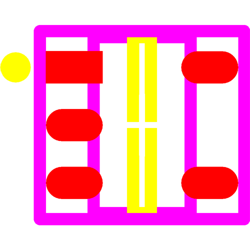 MIC2287CYD5-TR Footprint - Microchip