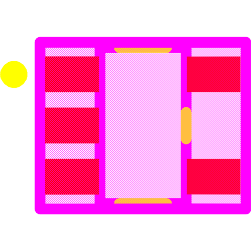MIC2287CYD5-TR Footprint - Microchip