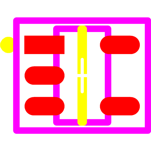 MIC2287CYD5-TR Footprint - Microchip