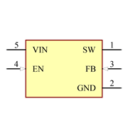 MIC2287CYD5-TR Symbol - Microchip