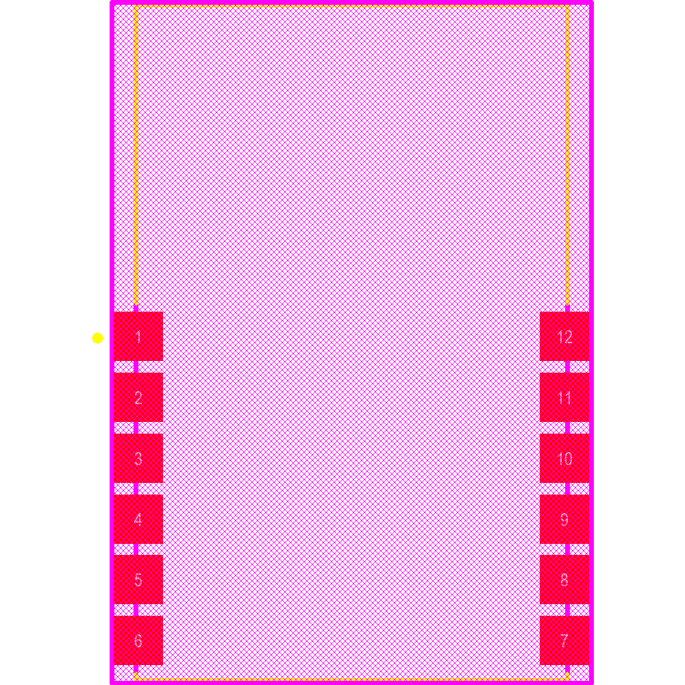 MRF89XAM9A-I/RM Footprint - Microchip