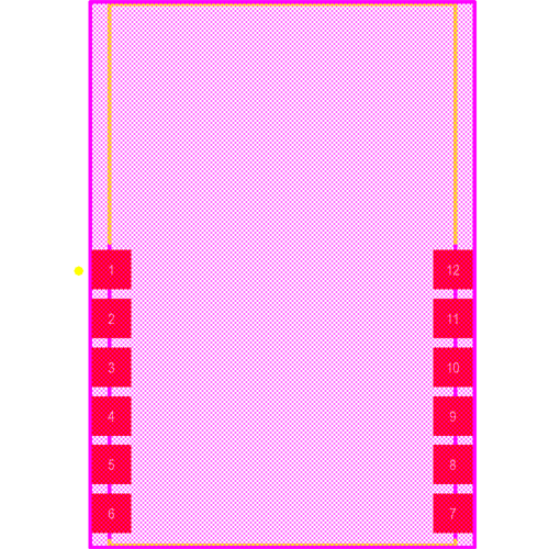 MRF89XAM9A-I/RM Footprint - Microchip