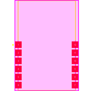MRF89XAM9A-I/RM Footprint - Microchip