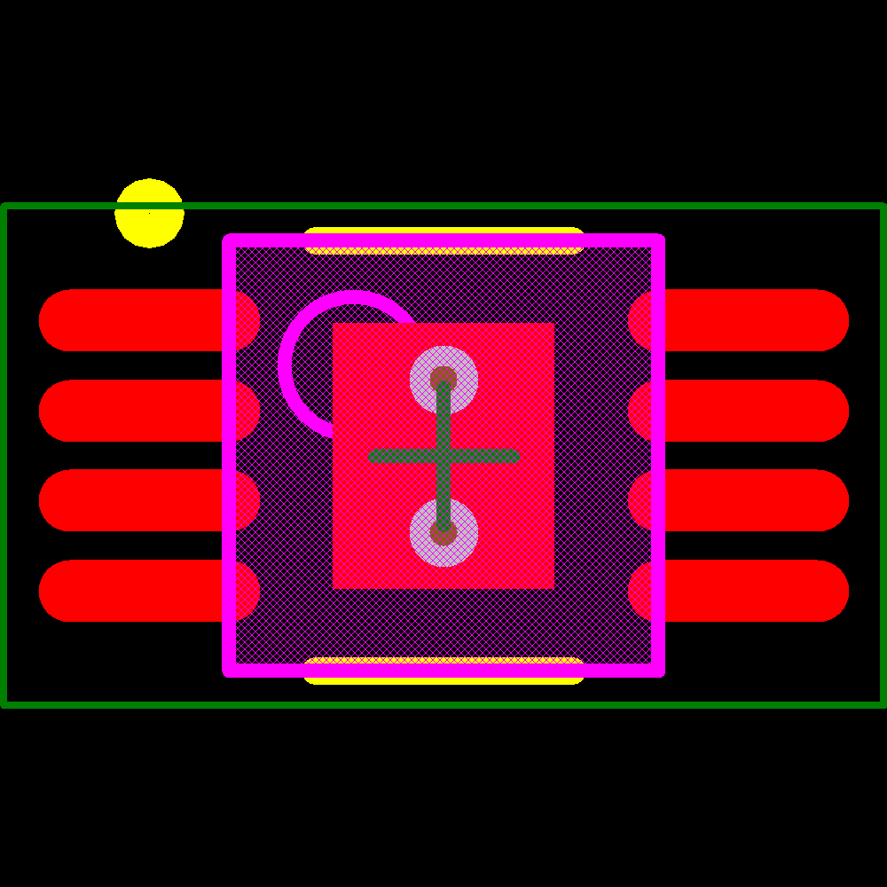 TPS7A1650DGNR Footprint - Texas Instruments